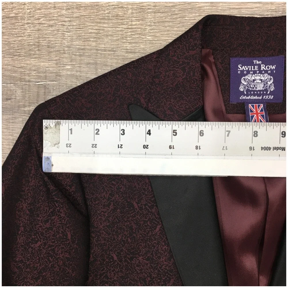 NEW SAVILE ROW Mens Blazer Sport Coat Casual Dinner Jacket Size 36S Classic Suit